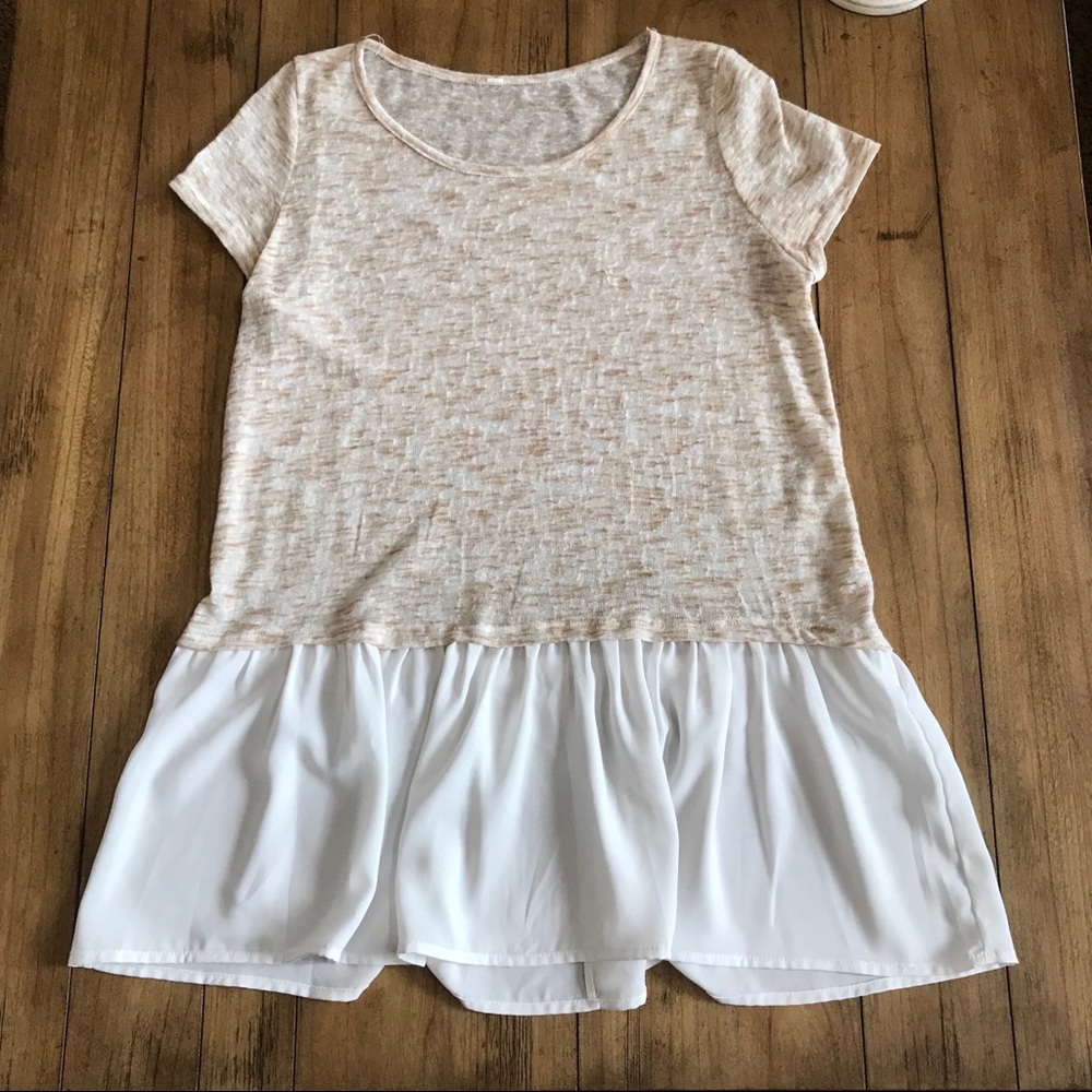 Copper Theory Peplum Shirt